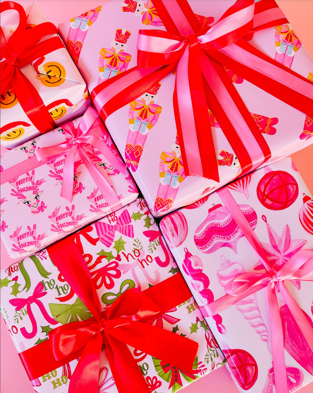 Pink Nutcracker Wrapping Paper