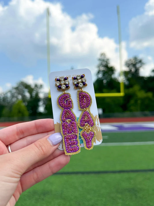 TS Purple and Gold Gameday Drops