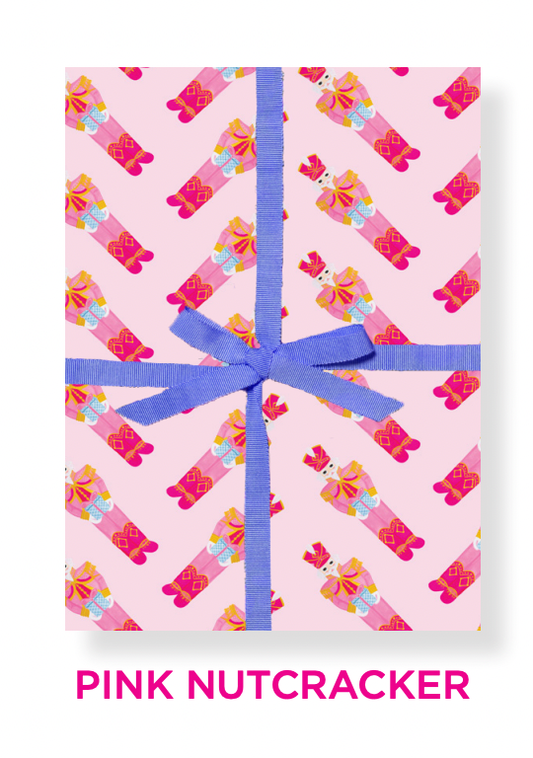 Pink Nutcracker Wrapping Paper